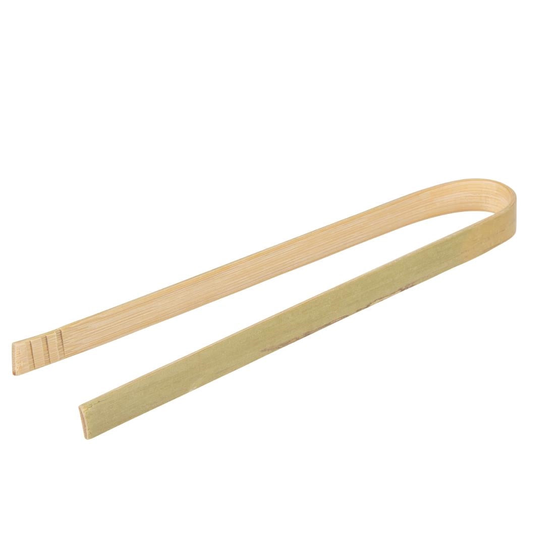 Bamboo Disposable Serving Tongs x 100 Eco Leaf Products