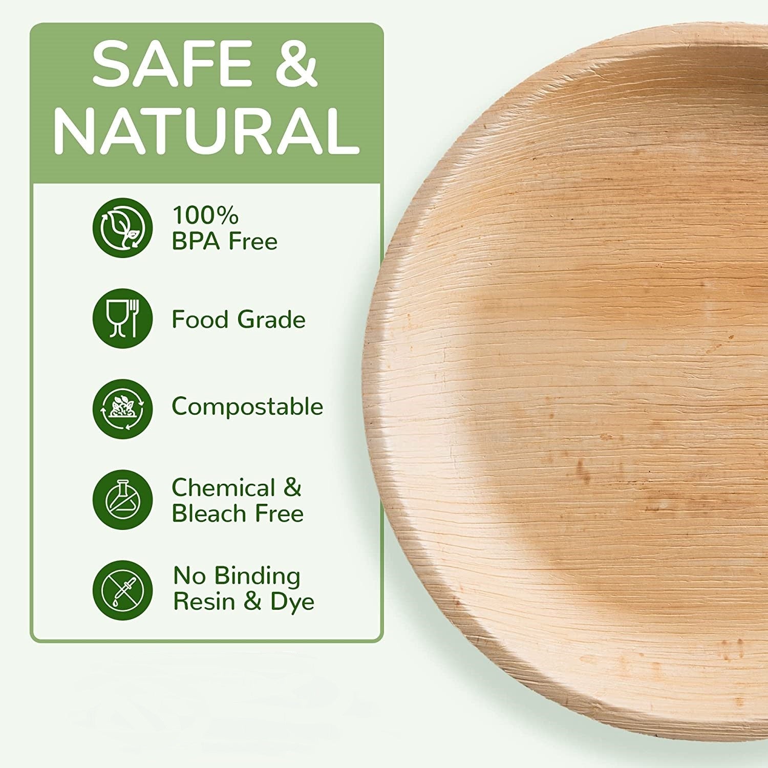 Eco Leaf Products - Disposable Palm Leaf Bamboo Plates & Tableware