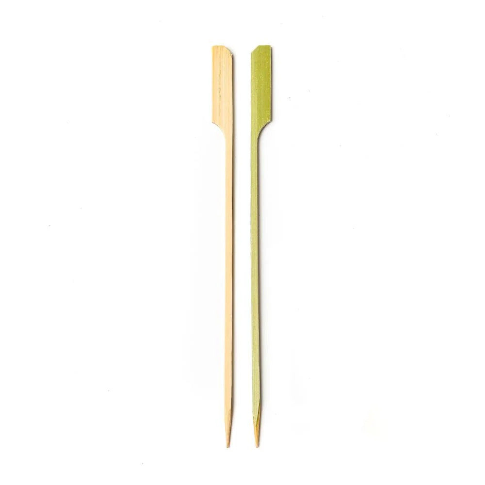 15cm (6") Bamboo Paddle Skewers Teppo Gushi Gun Shape - Eco Leaf Products