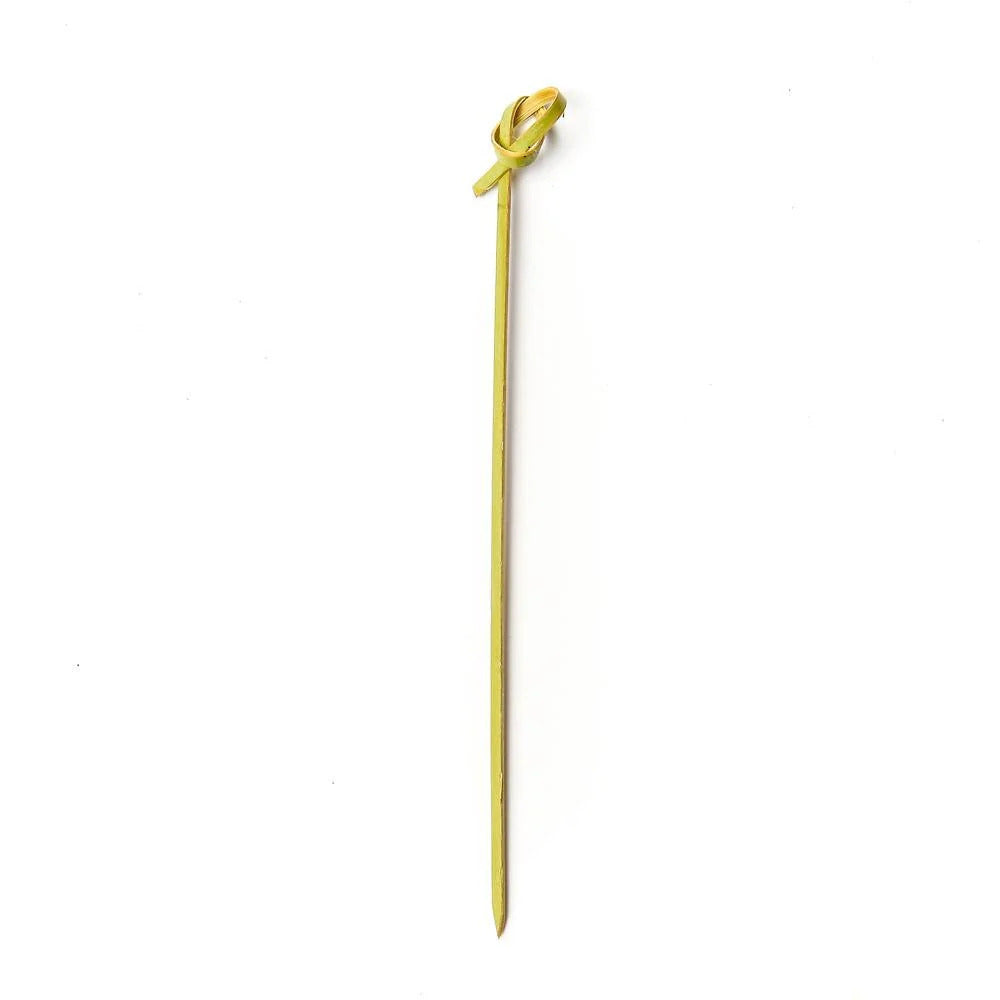 15cm (6") Bamboo Skewers Knot Looped - Eco Leaf Products