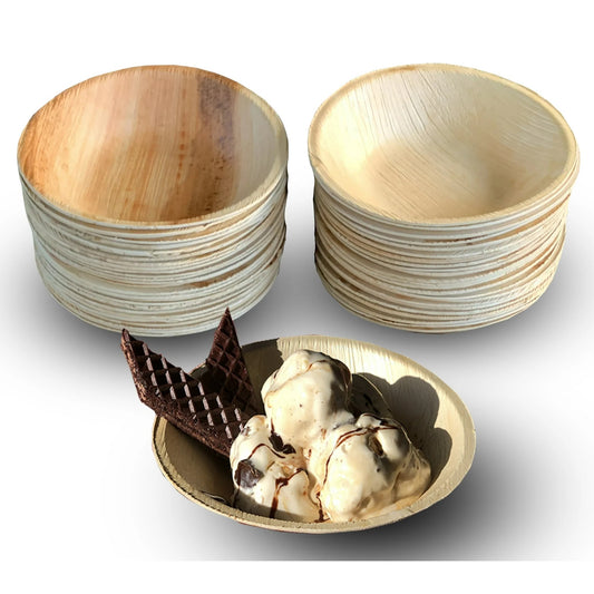 6" (15 cm) Round Biodegradable Dessert Bowls