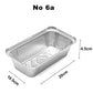 No.6A Aluminum Foil Food Containers Recyclable (700ml) - Eco Leaf Products