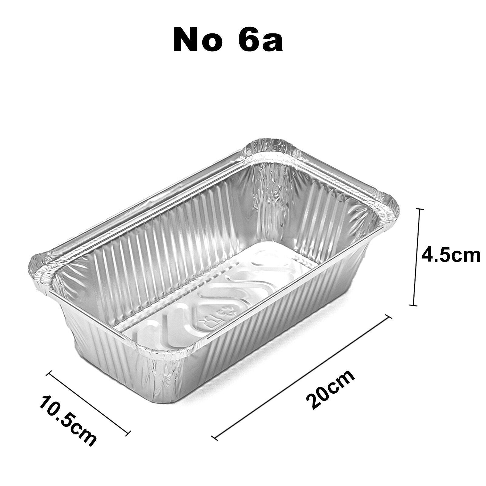 No.6A Aluminum Foil Food Containers Recyclable (700ml) - Eco Leaf Products