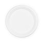 25cm (10") Round Bagasse Disposable Plate - Eco Leaf Products