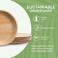 8" / 20 cm Round Palm Leaf Plates - Eco Leaf Products