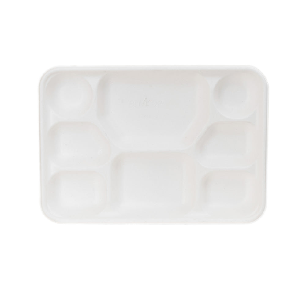 Bulk Compartmental Bagasse Disposable Plates - Eco Leaf Products